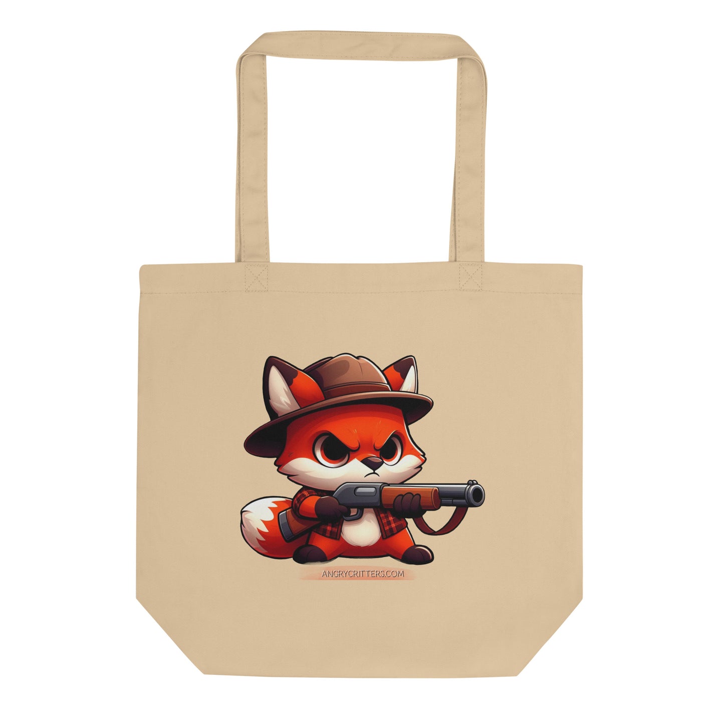 Angry Critters - Fox Hunter, Eco Tote Bag