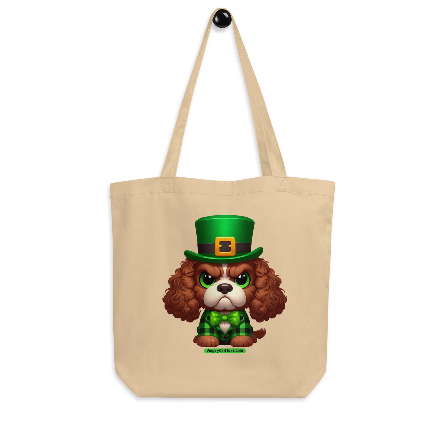 Angry Critters - Irish Water Spaniel Eco Tote Bag