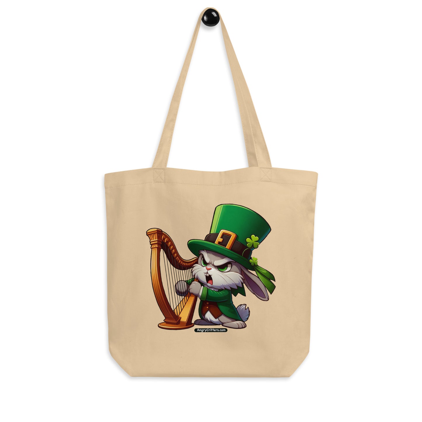 Angry Critters - Irish Hare Eco Tote Bag