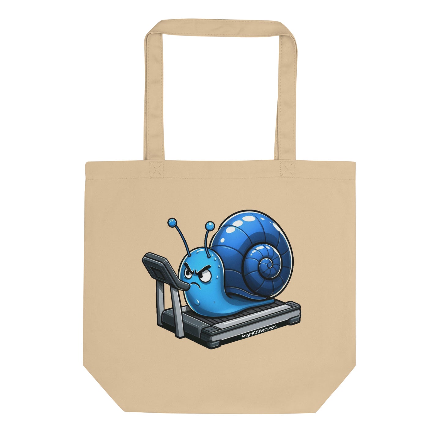 Angry Critters - Snail on a Treadmill Eco Tote Bag