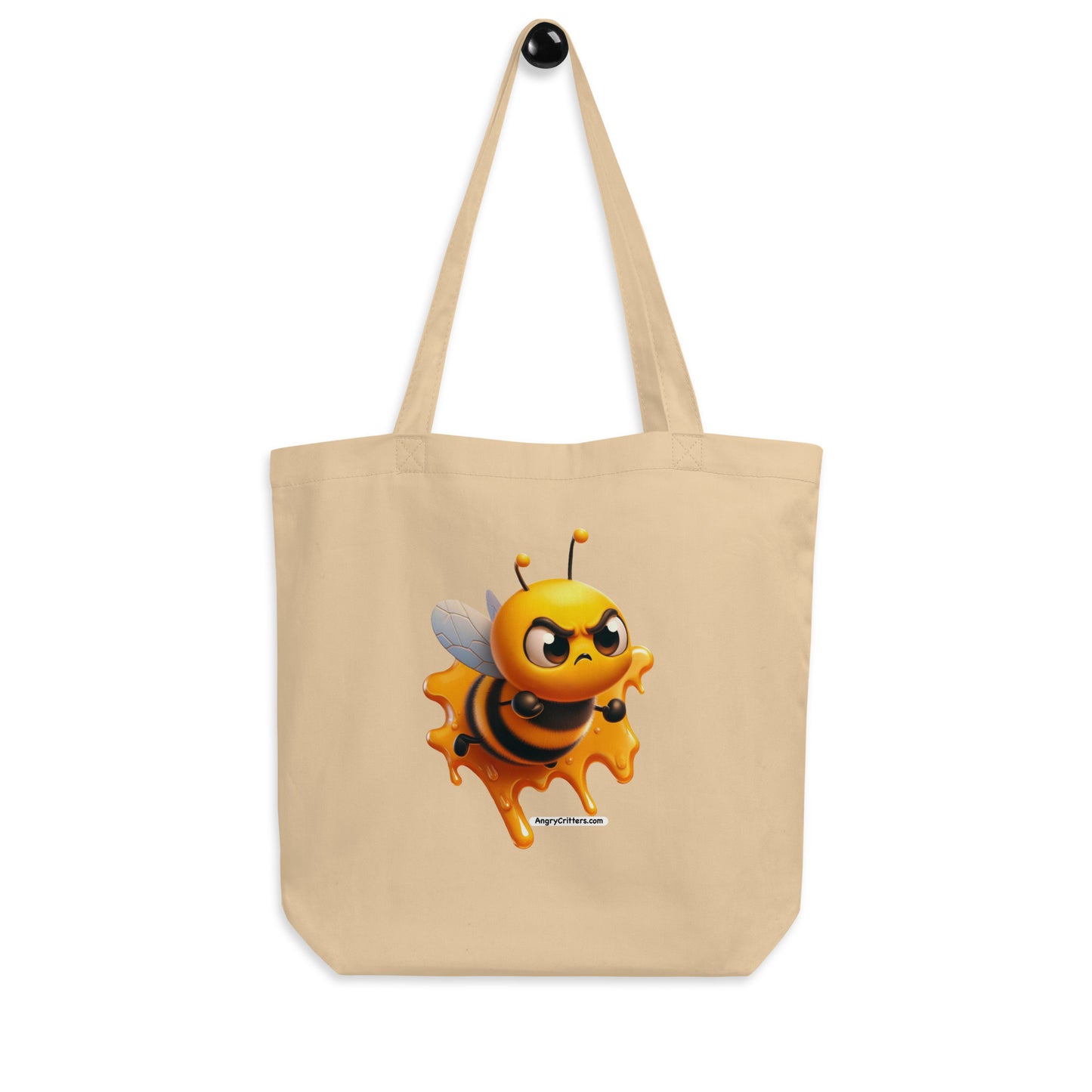 Angry Critters - Bee Stuck in Honey Eco Tote Bag