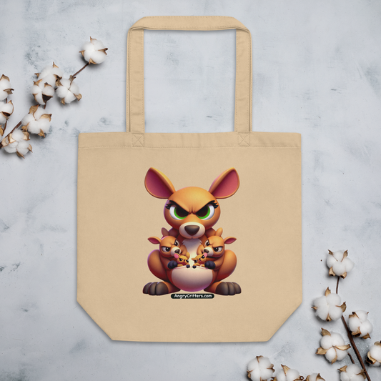 Angry Critters - Kangaroo Mom Eco Tote Bag