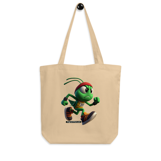 Angry Critters - Grasshopper Runner, Eco Tote Bag