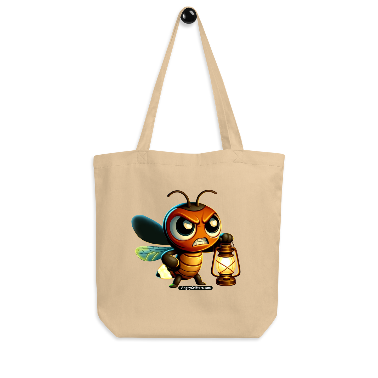 Angry Critters - Firefly with Lamp, Eco Tote Bag