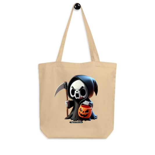 Angry Critters - Grim Reaper, Eco Tote Bag