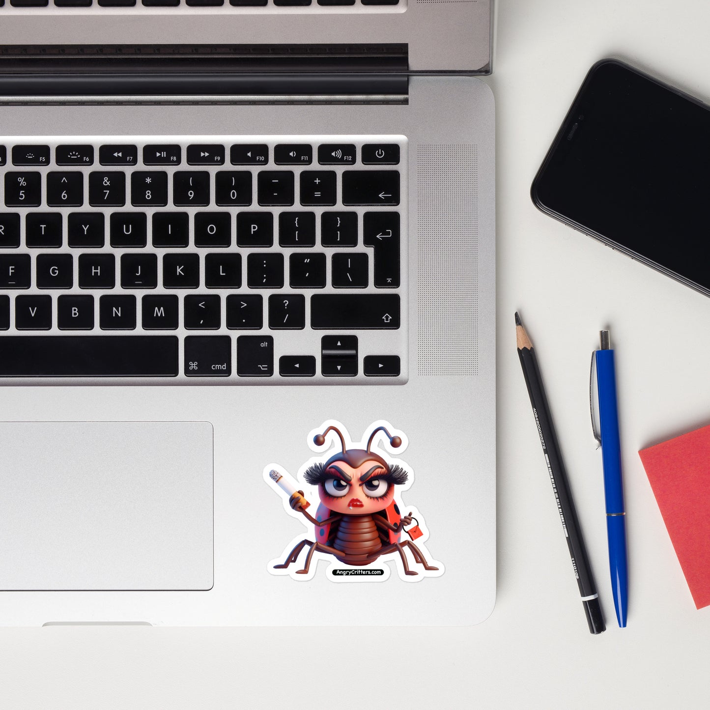 Angry Critters - That’s No Ladybug, Bubble-free stickers