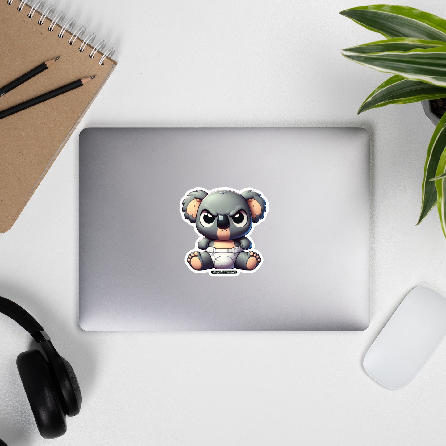 Angry Critters - Koala Baby Bubble-free stickers