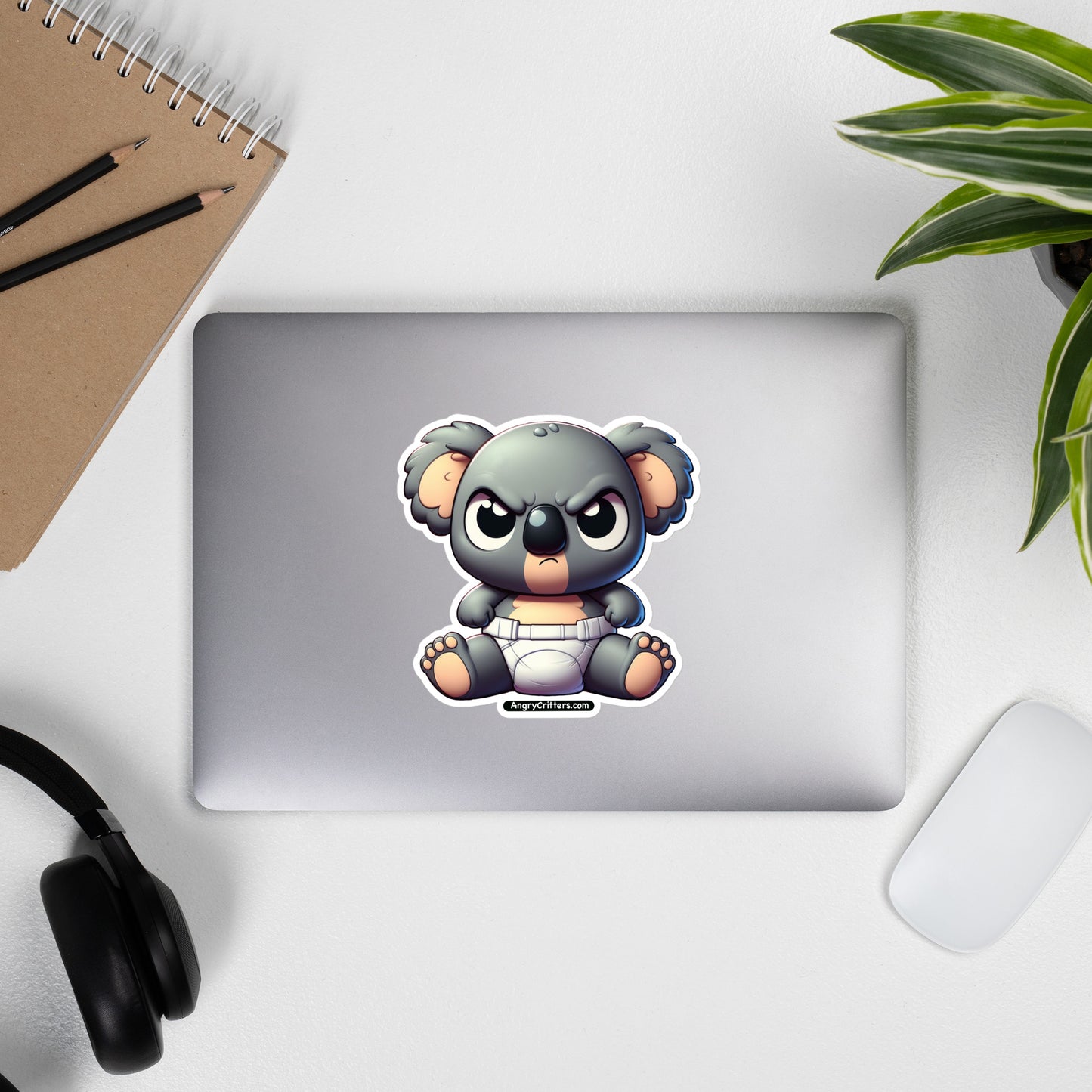 Angry Critters - Koala Baby Bubble-free stickers