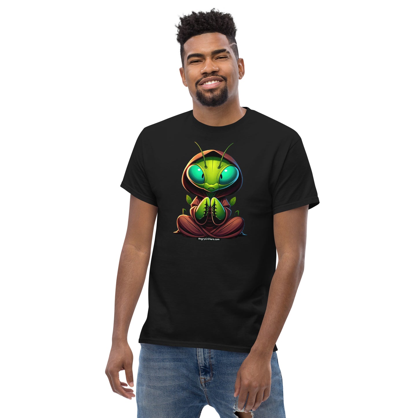 Angry Critters - Praying Mantis Praying, Men's classic tee