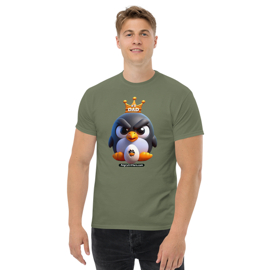 Angry Critters - Penguin Dad, Men's classic tee