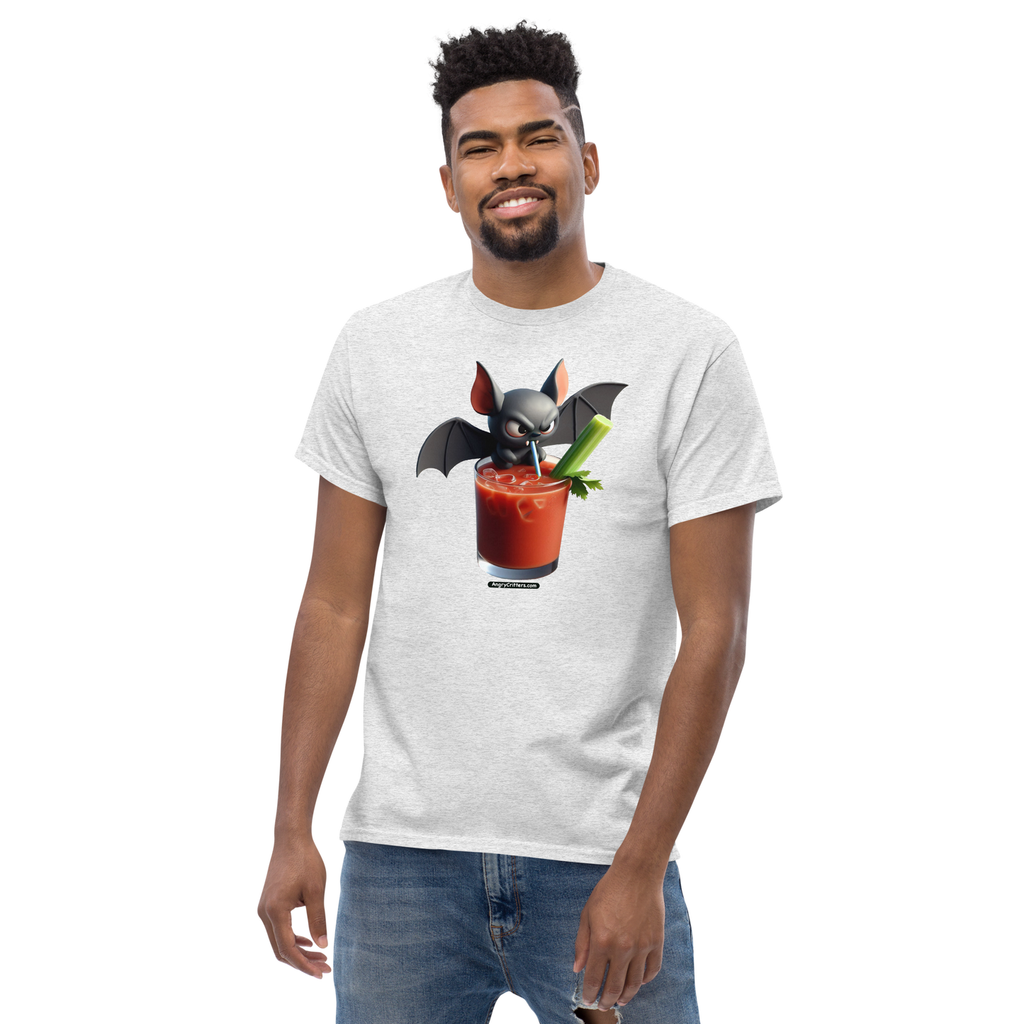 Angry Critters - Bat with Bloody Mary, Unisex classic tee