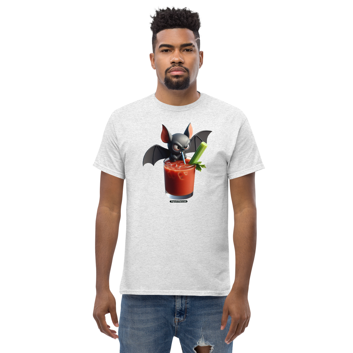 Angry Critters - Bat with Bloody Mary, Unisex classic tee