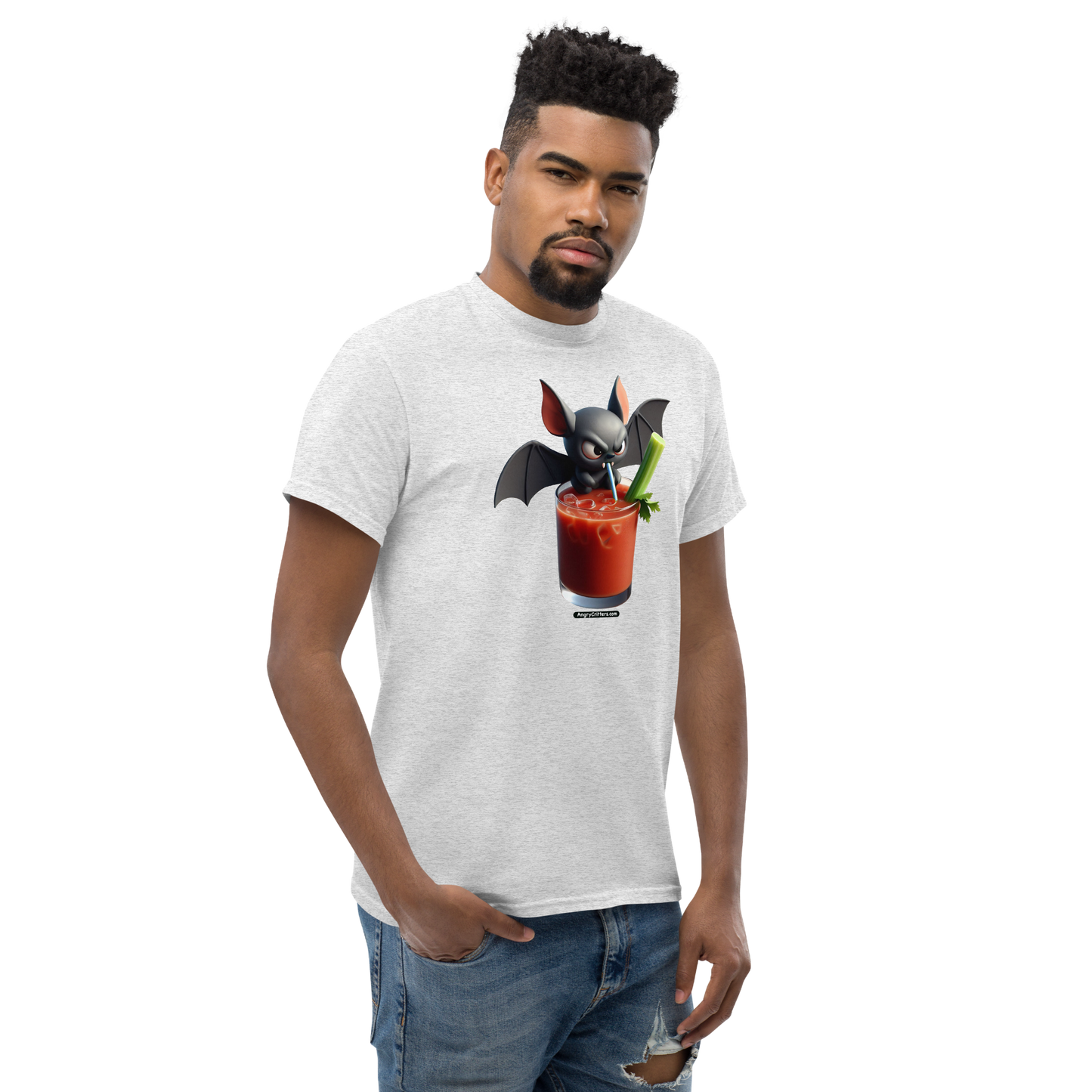 Angry Critters - Bat with Bloody Mary, Unisex classic tee