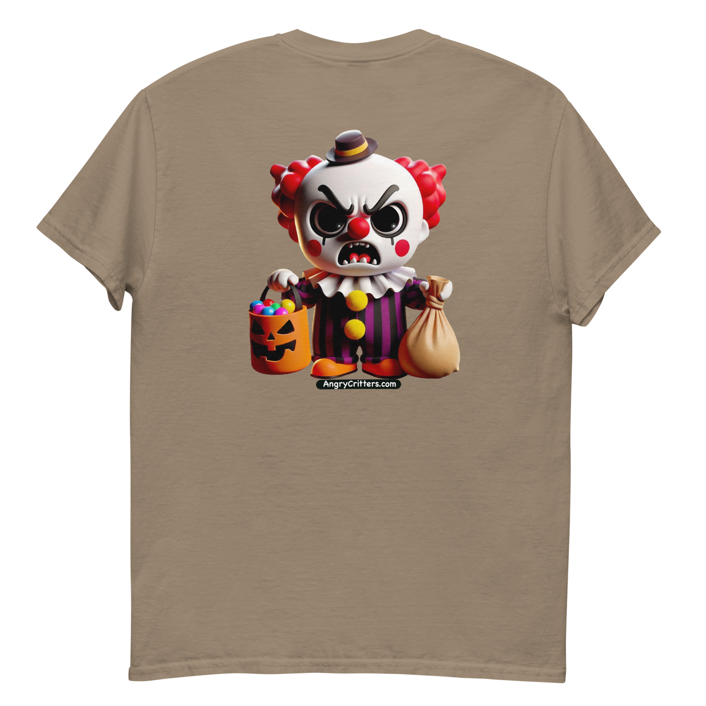 Angry Critters - Halloween Clown Red F/B, Unisex classic tee