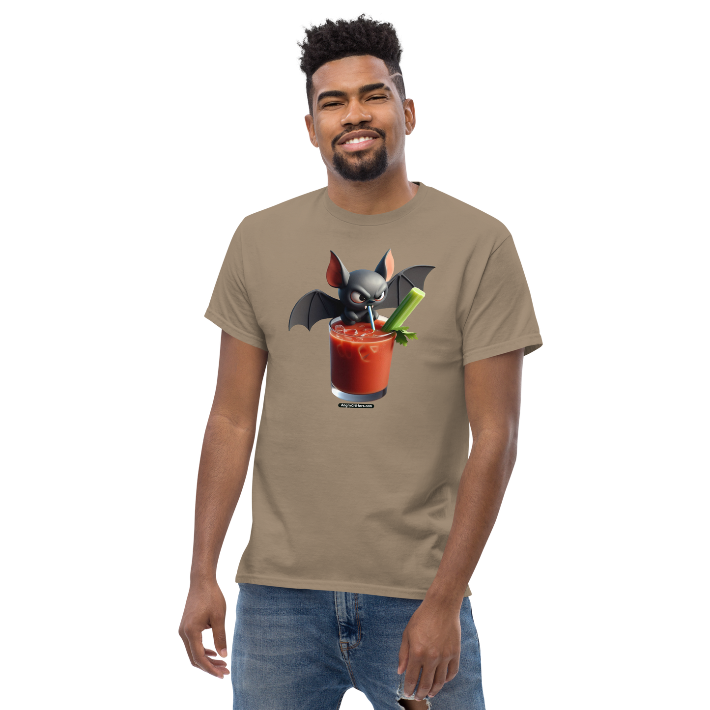 Angry Critters - Bat with Bloody Mary, Unisex classic tee