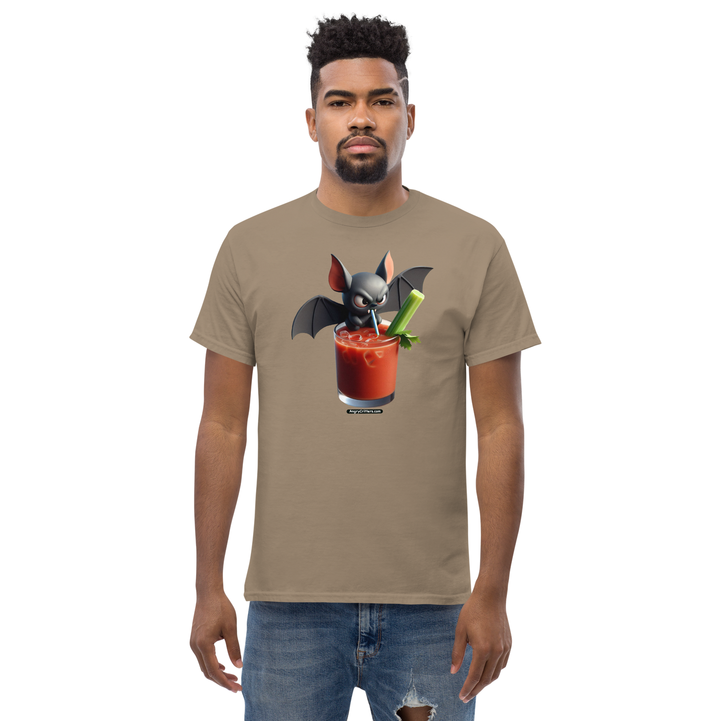 Angry Critters - Bat with Bloody Mary, Unisex classic tee