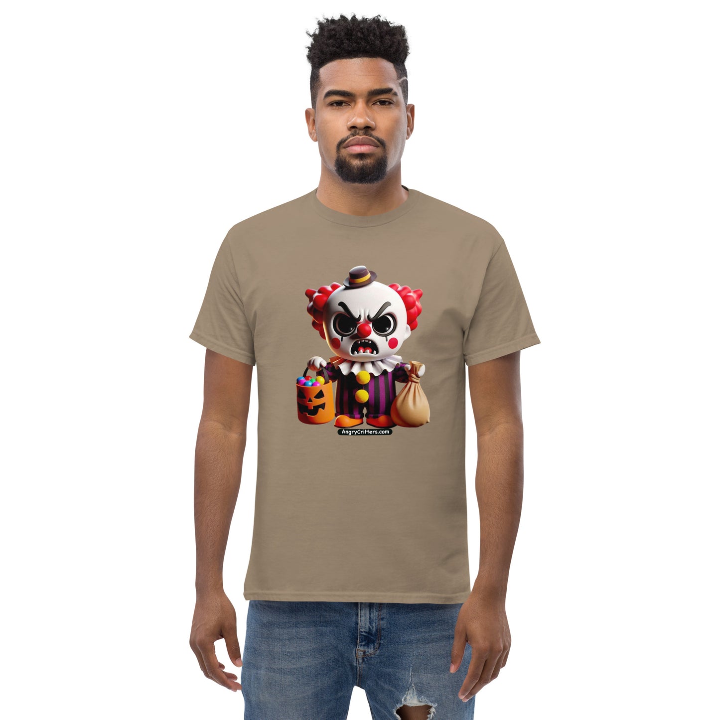 Angry Critters - Halloween Clown Red, Unisex classic tee