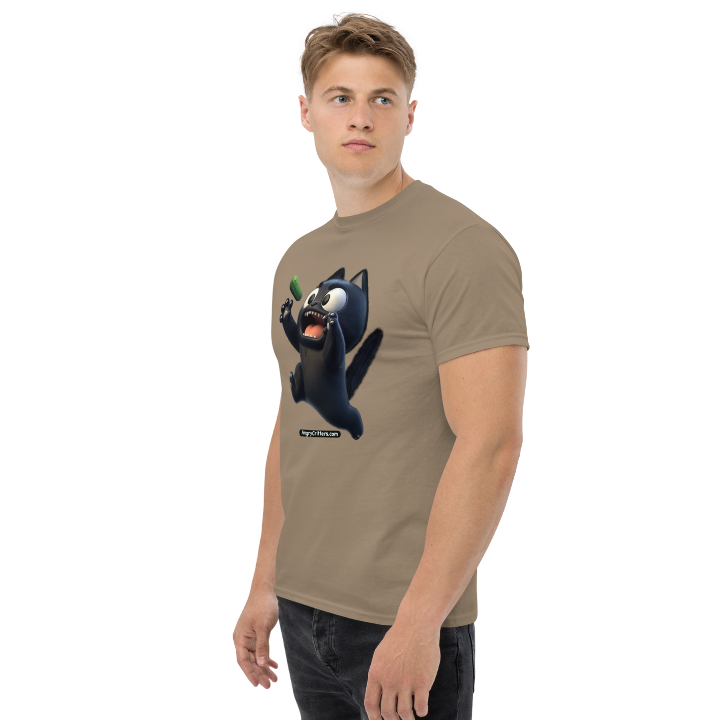 Angry Critters - Black Cat Scare, Unisex classic tee