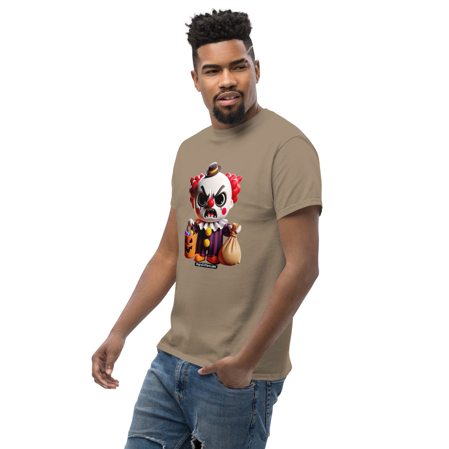 Angry Critters - Halloween Clown Red, Unisex classic tee