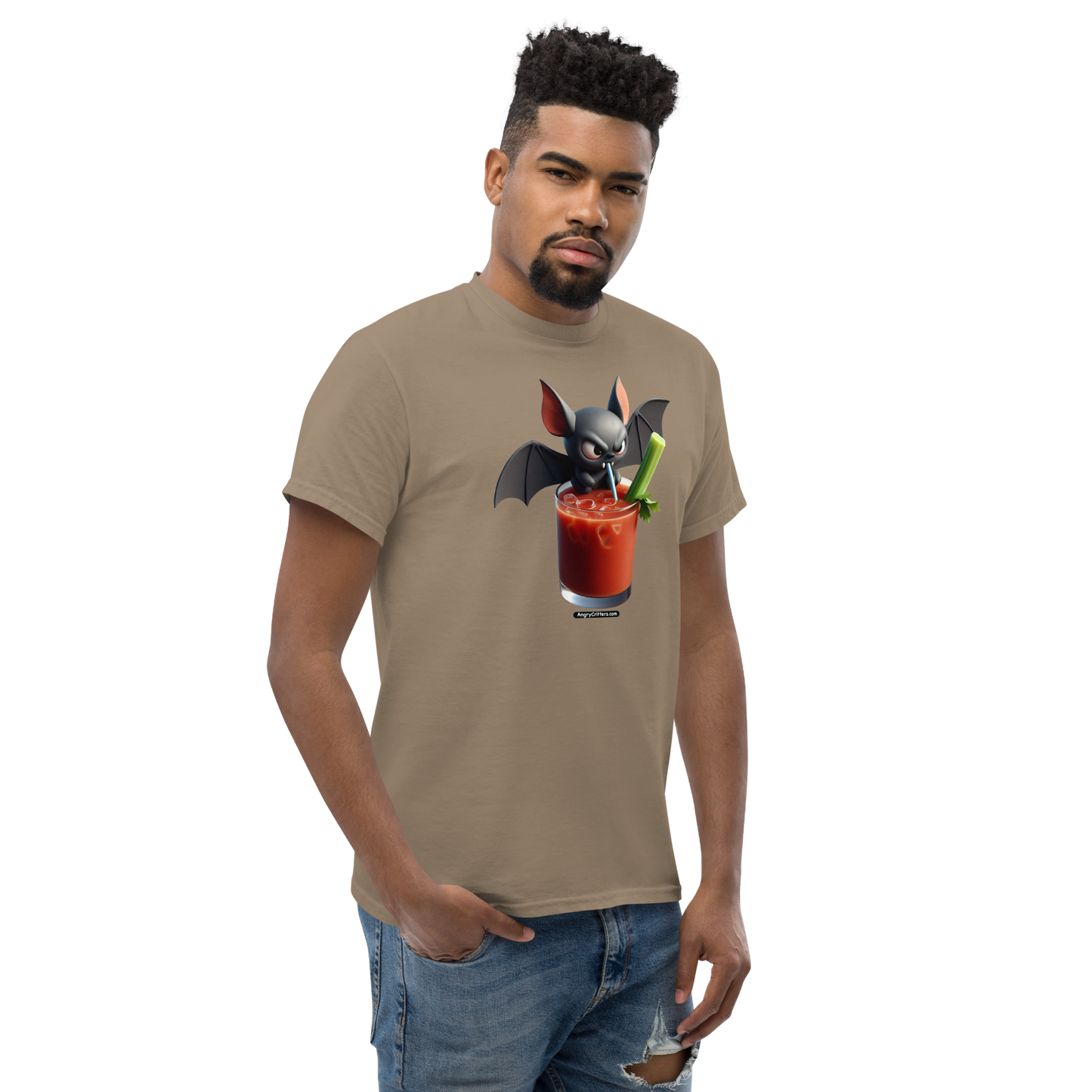 Angry Critters - Bat with Bloody Mary, Unisex classic tee