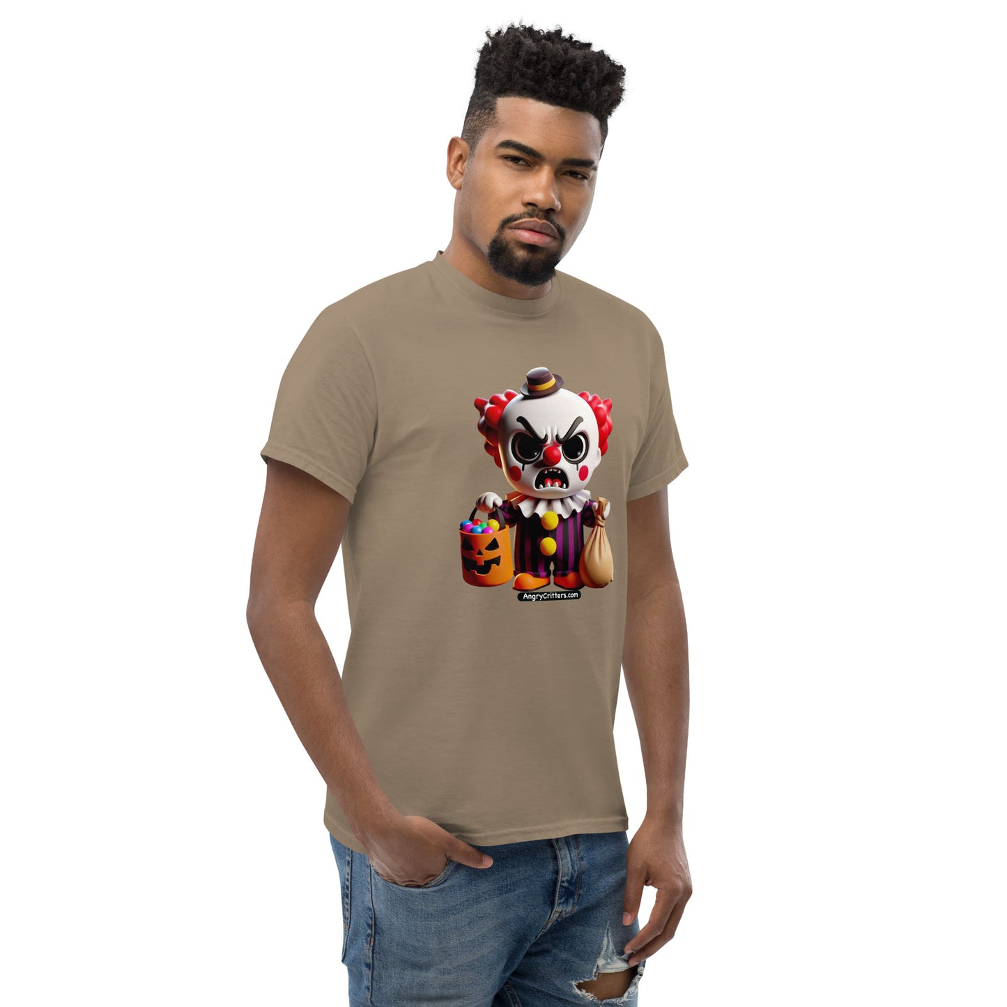 Angry Critters - Halloween Clown Red, Unisex classic tee