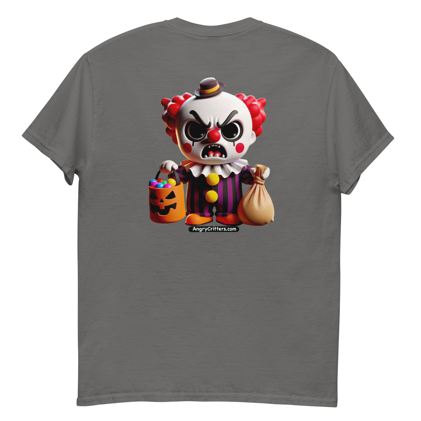 Angry Critters - Halloween Clown Red F/B, Unisex classic tee