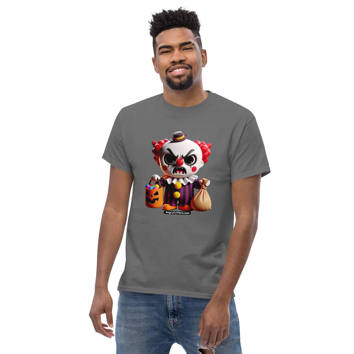 Angry Critters - Halloween Clown Red, Unisex classic tee