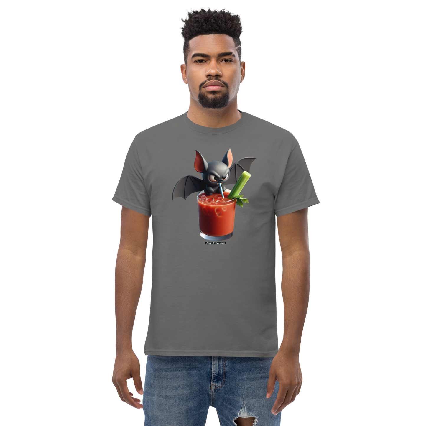 Angry Critters - Bat with Bloody Mary, Unisex classic tee