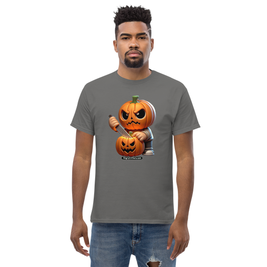 Angry Critters - Jack Carving Pumpkin, Unisex classic tee