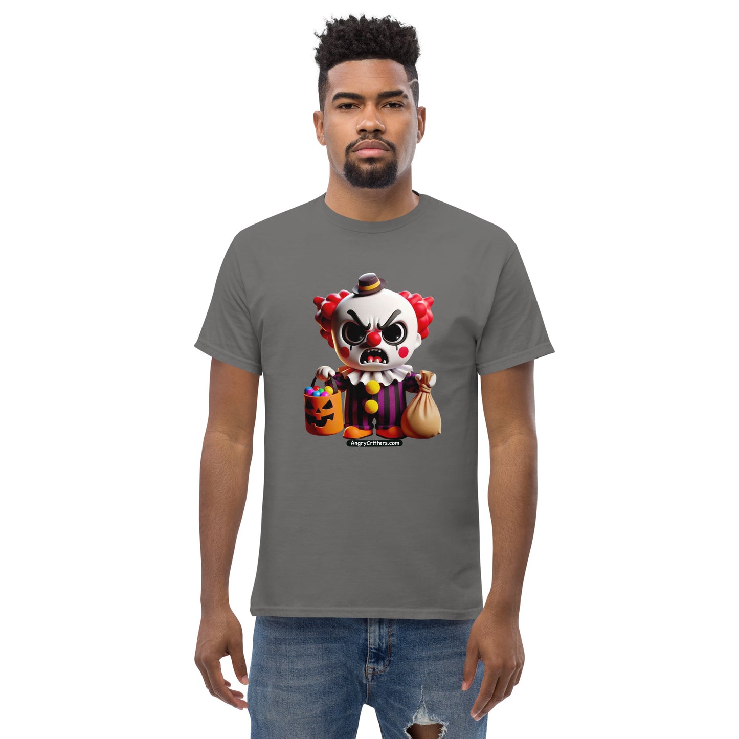 Angry Critters - Halloween Clown Red, Unisex classic tee