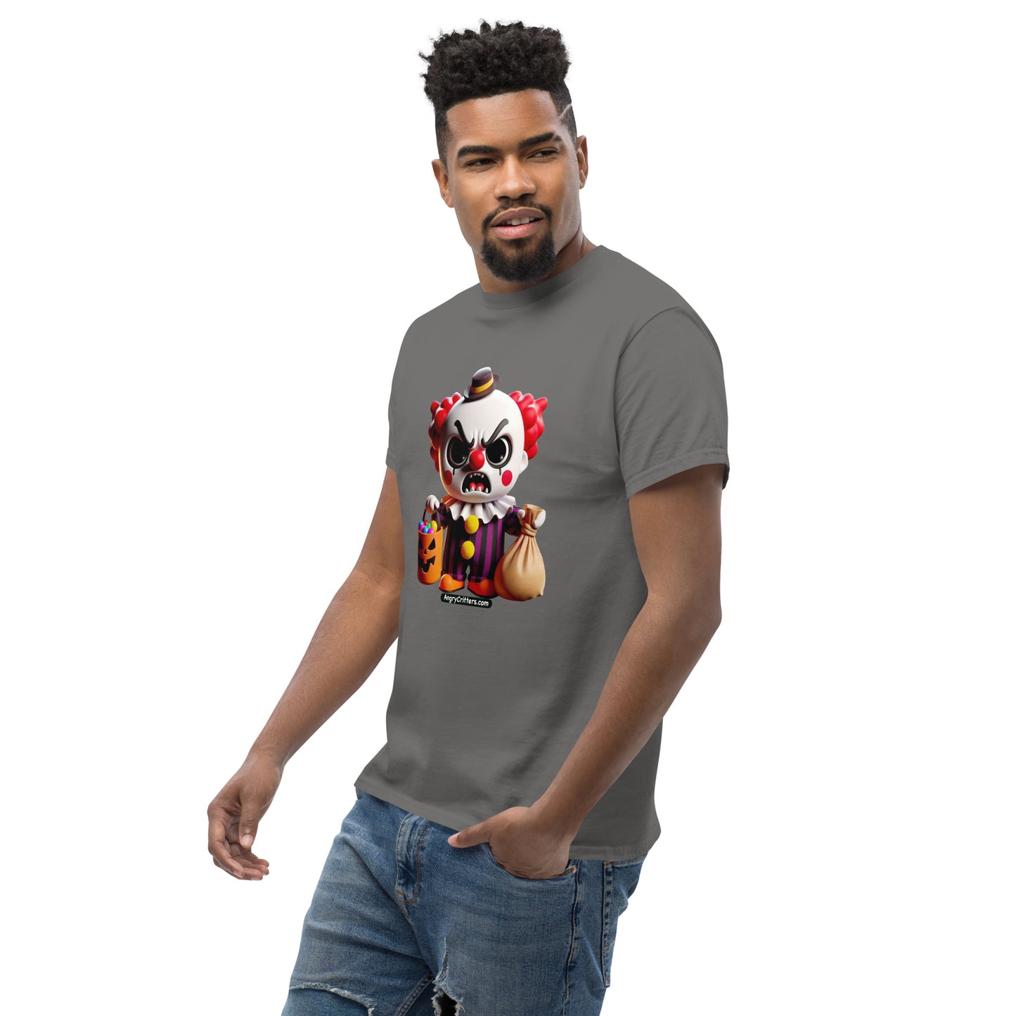 Angry Critters - Halloween Clown Red, Unisex classic tee