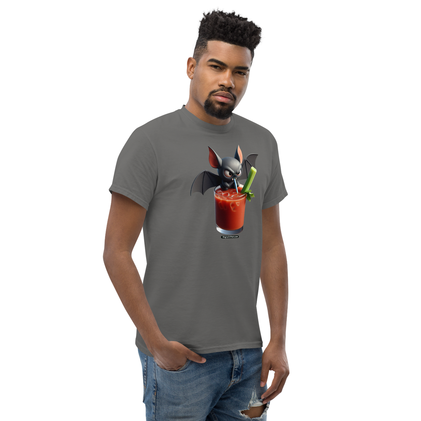 Angry Critters - Bat with Bloody Mary, Unisex classic tee