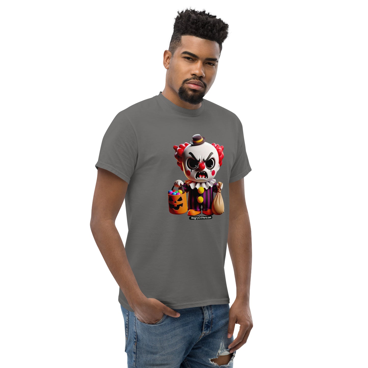 Angry Critters - Halloween Clown Red, Unisex classic tee