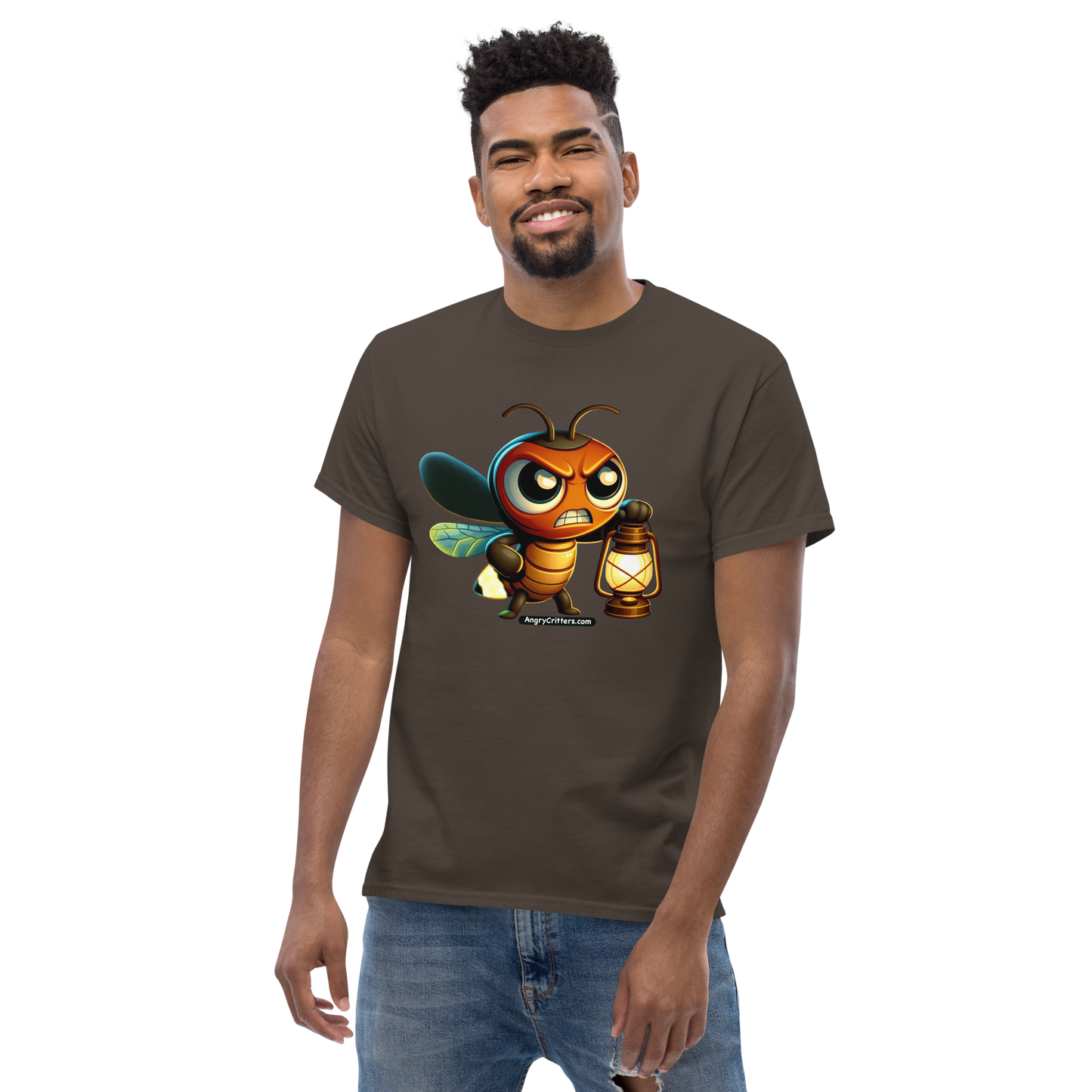 Angry Critters - Firefly with Lamp, Unisex classic tee