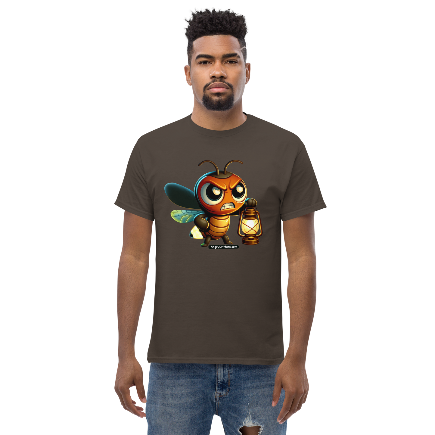 Angry Critters - Firefly with Lamp, Unisex classic tee