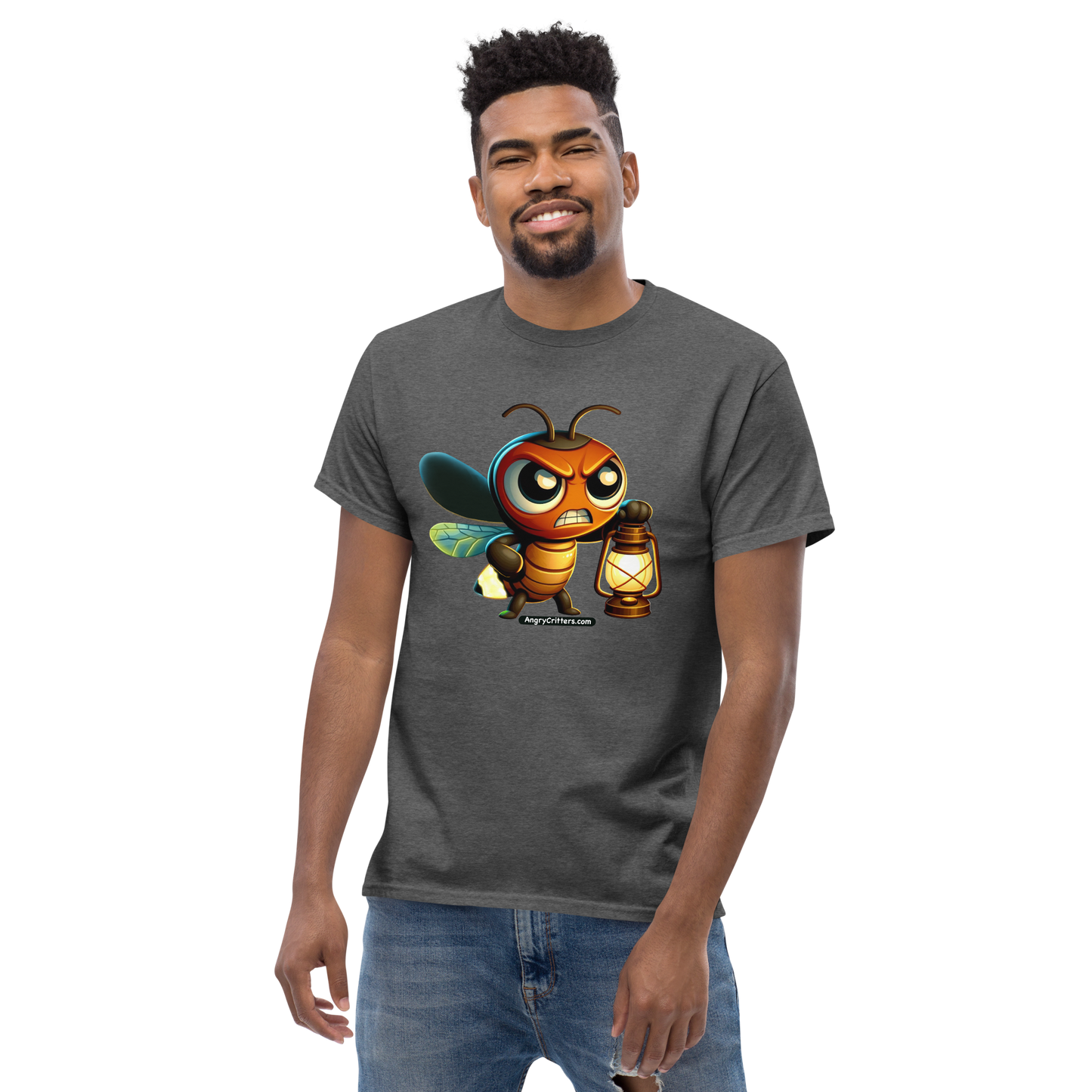 Angry Critters - Firefly with Lamp, Unisex classic tee