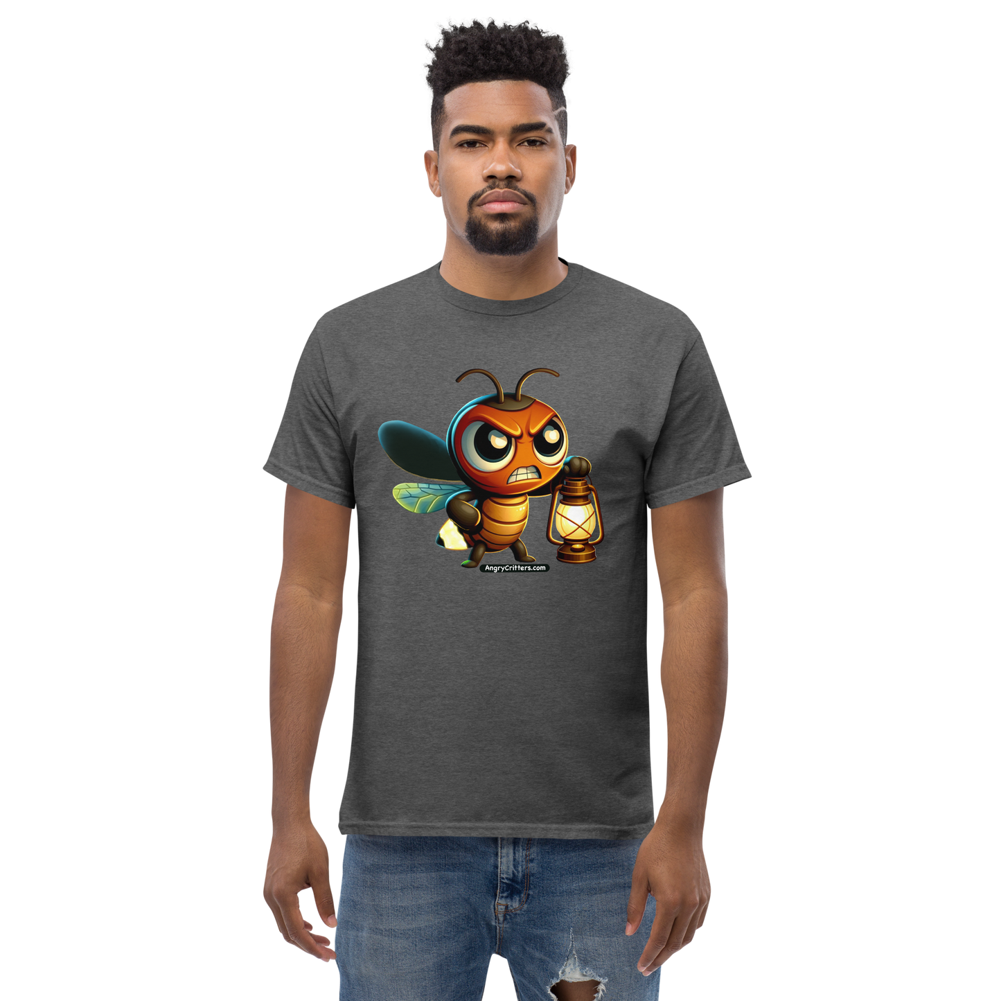 Angry Critters - Firefly with Lamp, Unisex classic tee