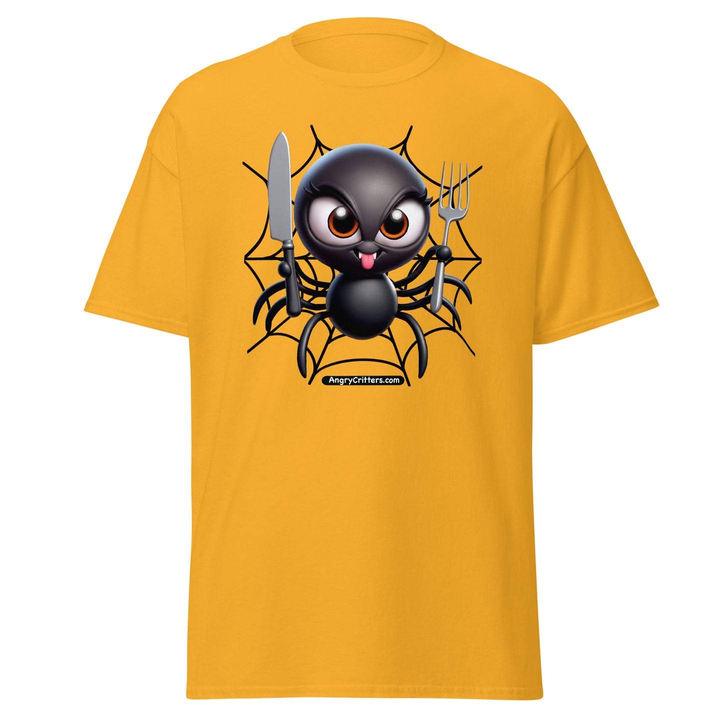 Angry Critters - Black Widow Spider, Unisex classic tee