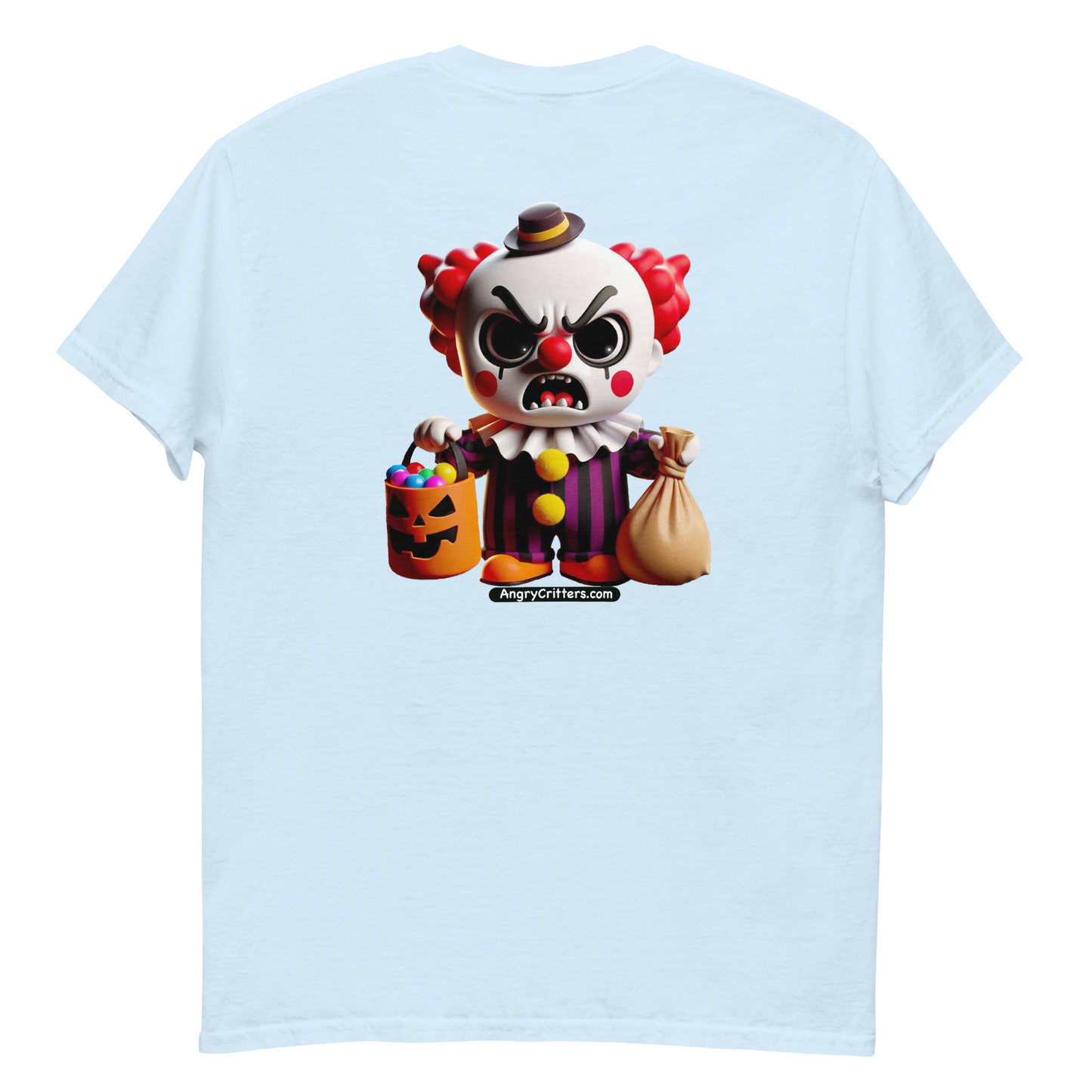 Angry Critters - Halloween Clown Red F/B, Unisex classic tee