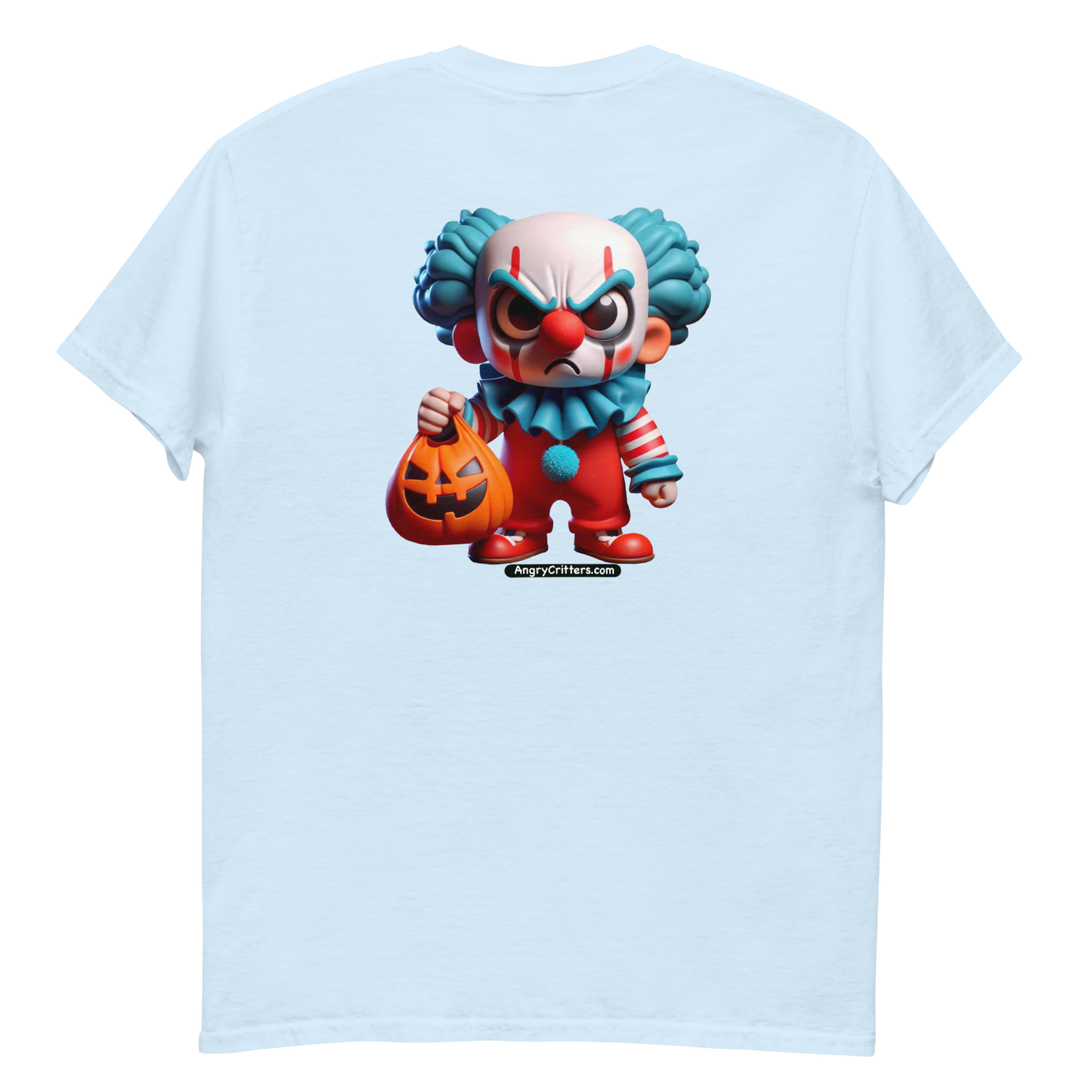 Angry Critters - Halloween Clown Orange F/B, Unisex classic tee