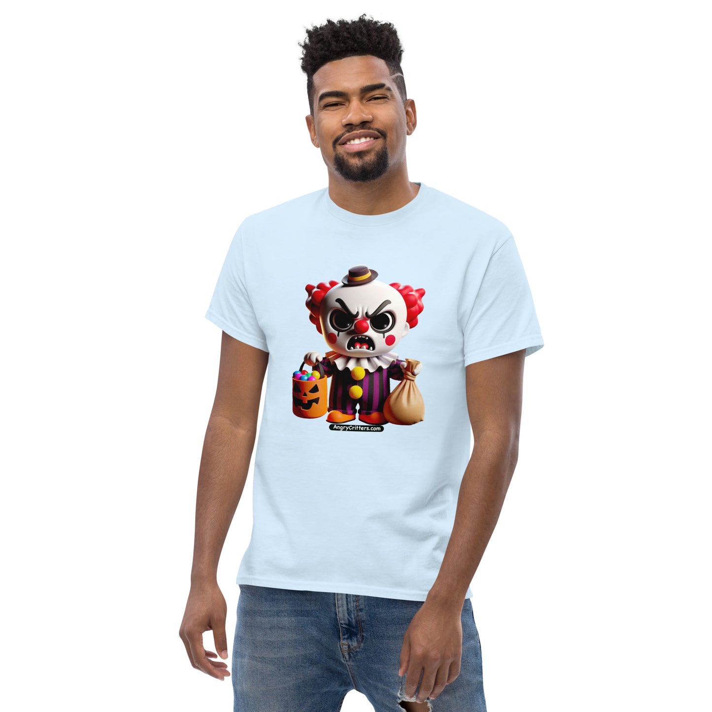 Angry Critters - Halloween Clown Red, Unisex classic tee