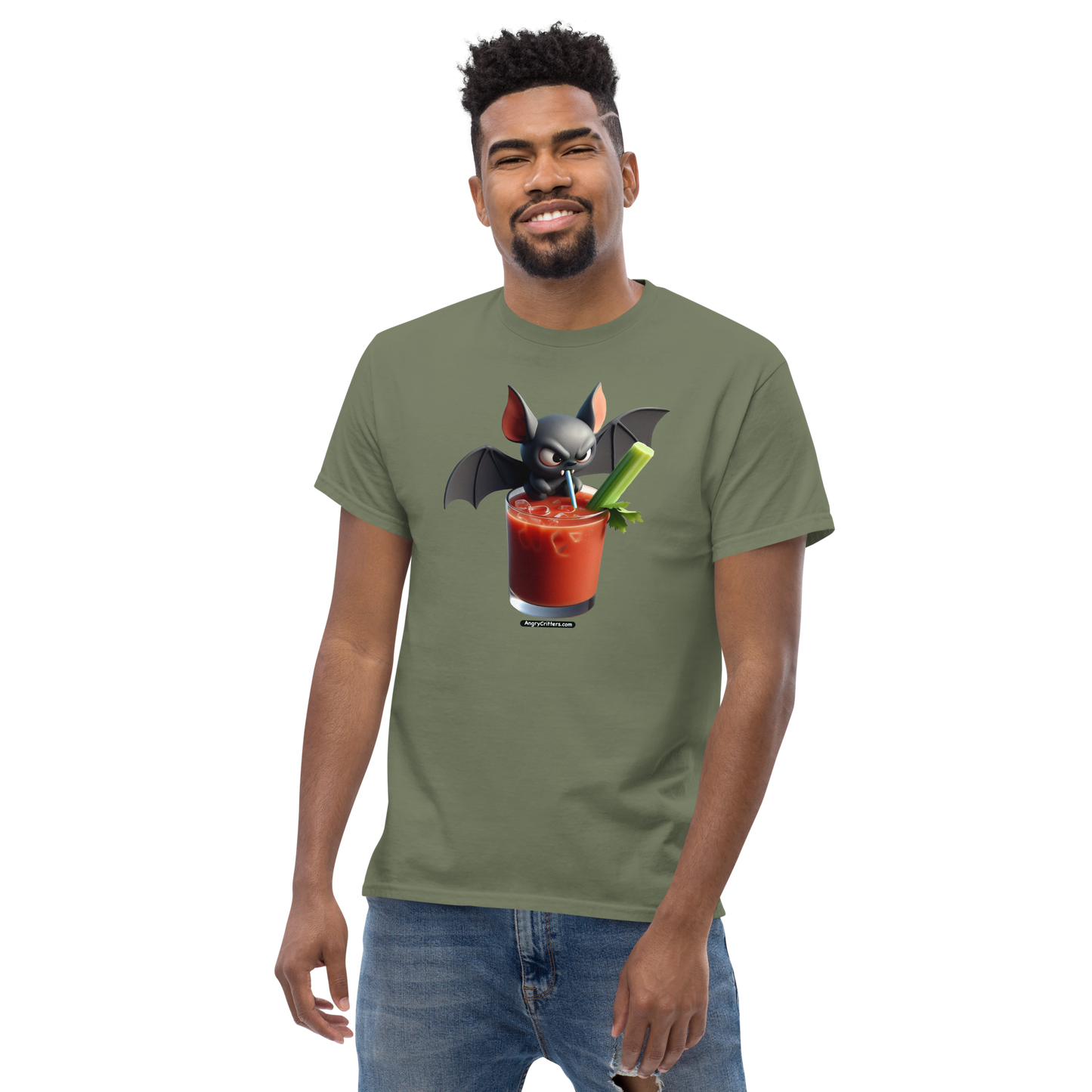 Angry Critters - Bat with Bloody Mary, Unisex classic tee