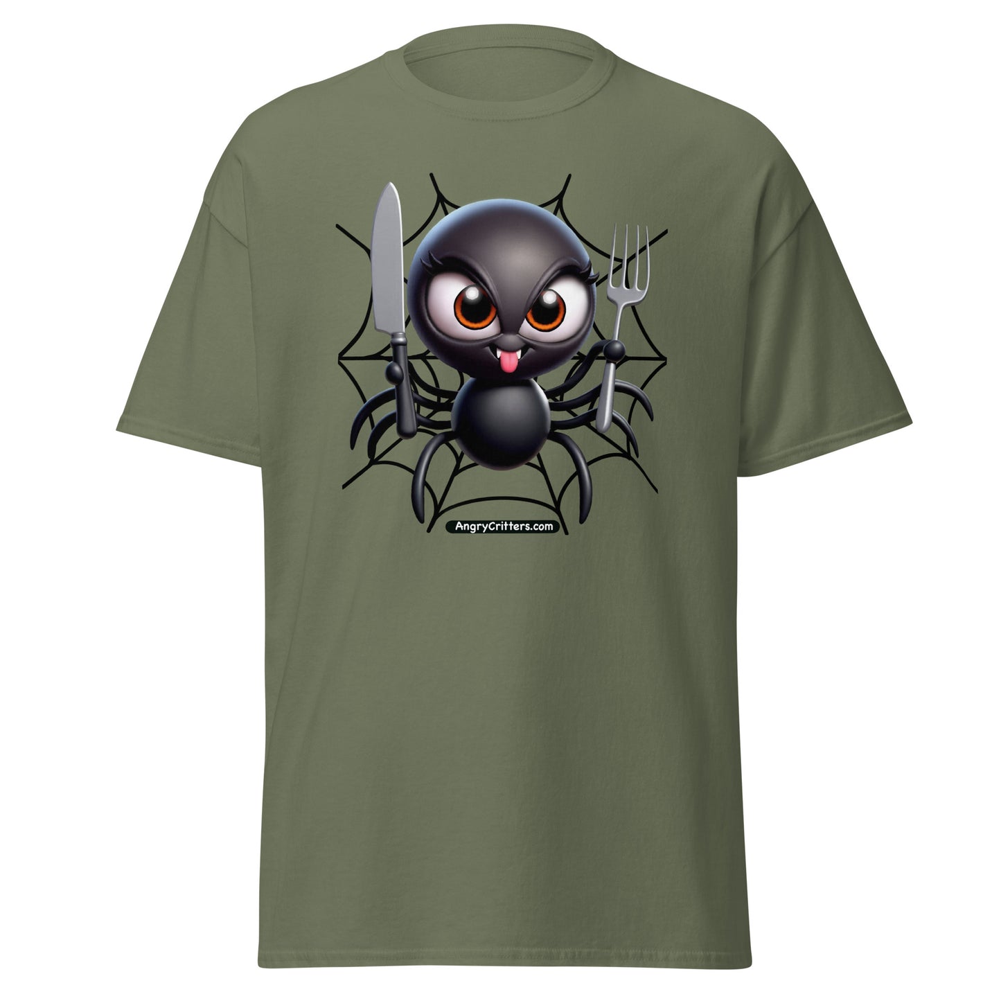 Angry Critters - Black Widow Spider, Unisex classic tee