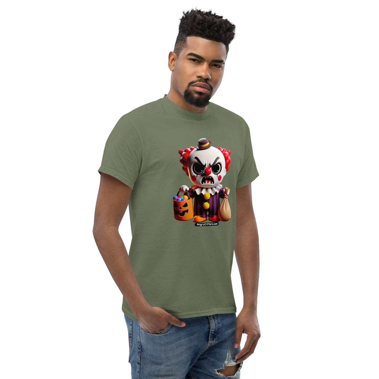 Angry Critters - Halloween Clown Red, Unisex classic tee