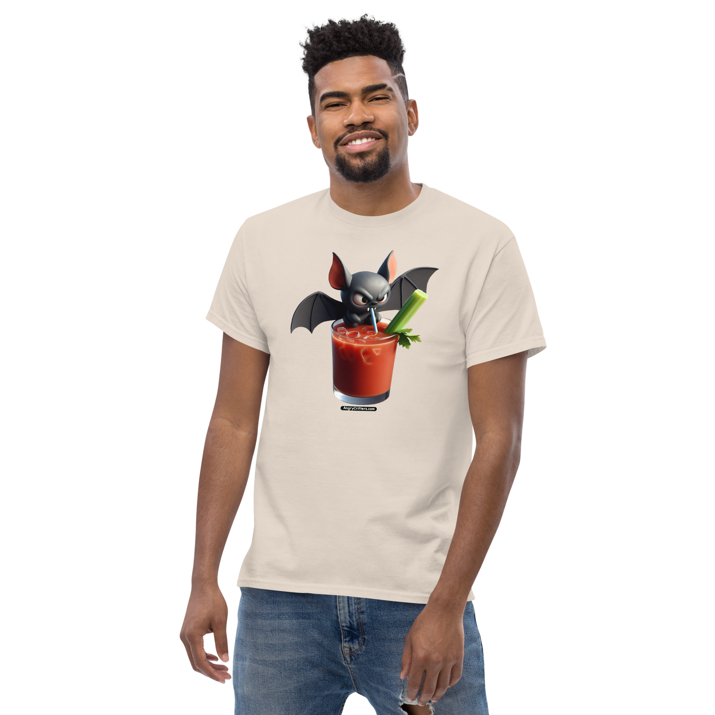 Angry Critters - Bat with Bloody Mary, Unisex classic tee