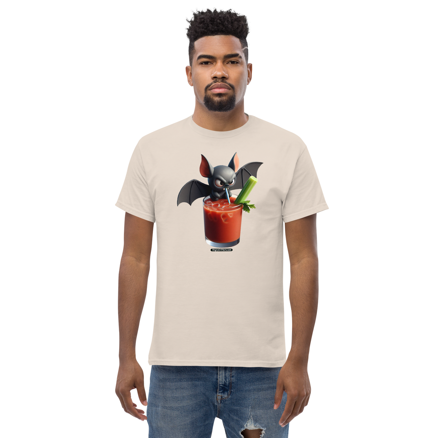 Angry Critters - Bat with Bloody Mary, Unisex classic tee