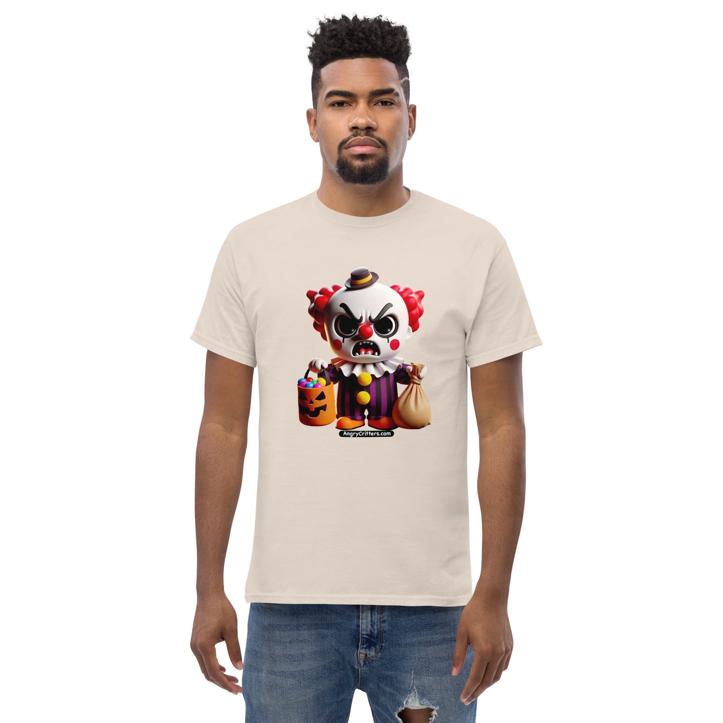 Angry Critters - Halloween Clown Red, Unisex classic tee