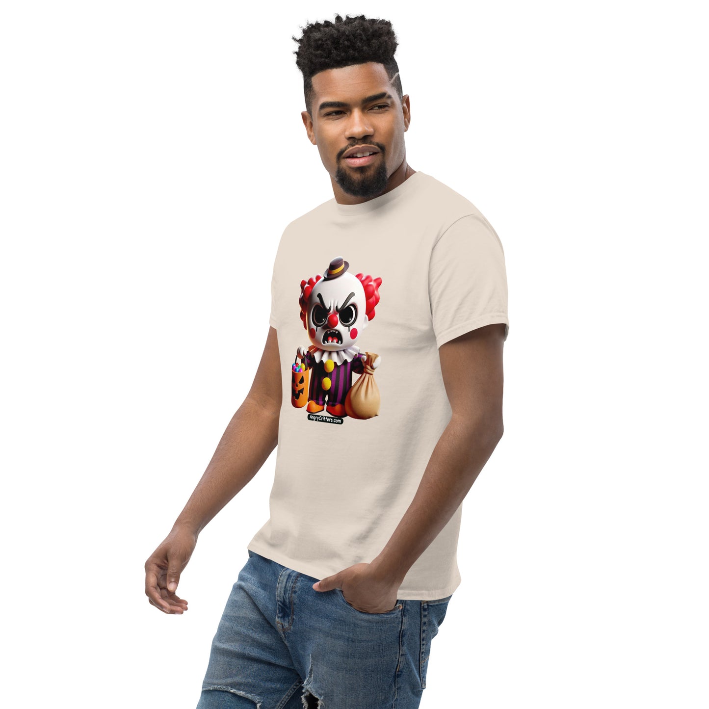 Angry Critters - Halloween Clown Red, Unisex classic tee