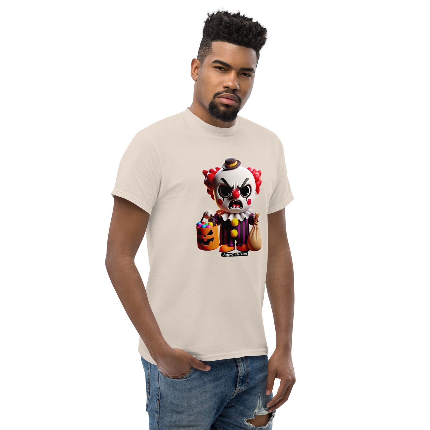 Angry Critters - Halloween Clown Red, Unisex classic tee