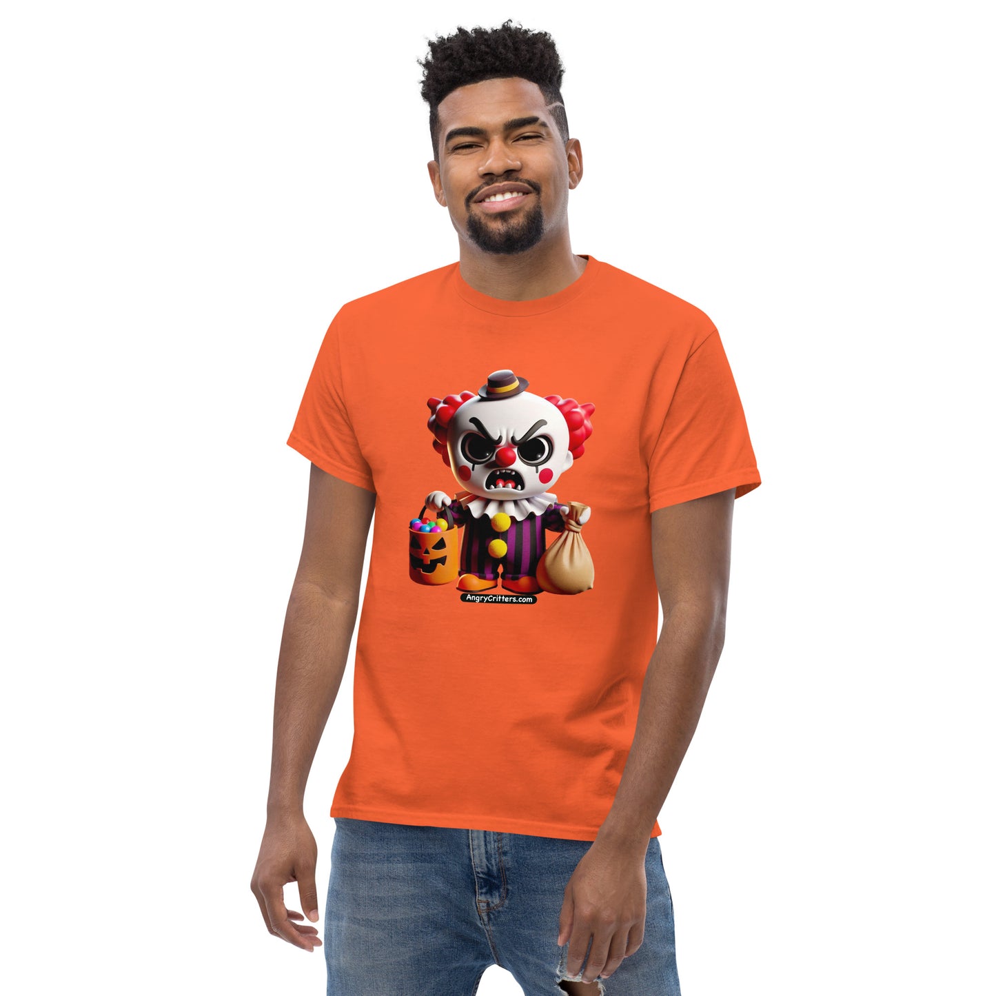 Angry Critters - Halloween Clown Red, Unisex classic tee